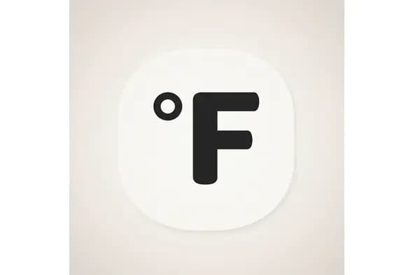 Fahrenheit Temperature Icon