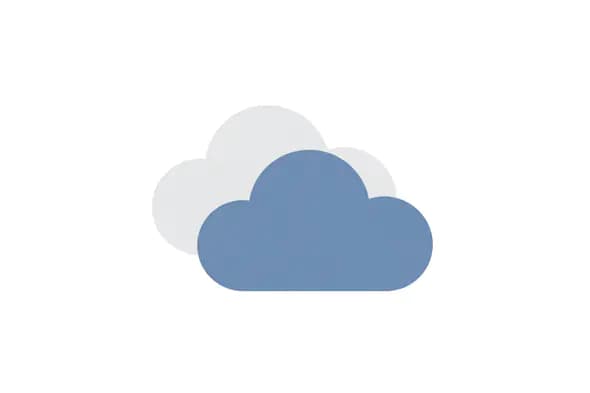 Dual Cloud Weather Icon