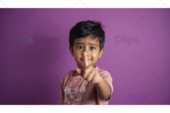 Child Pointing Forward