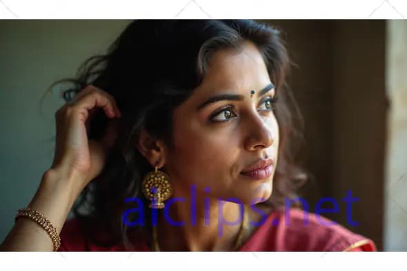 Traditional Woman in Thought