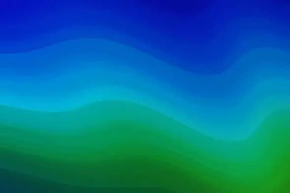 Serene Ocean Gradient Waves