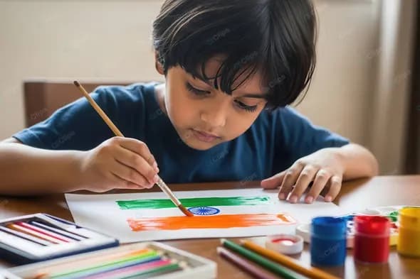 Childs Creative Patriotism