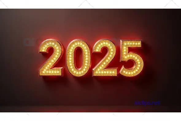2025 Illuminated Year Design
