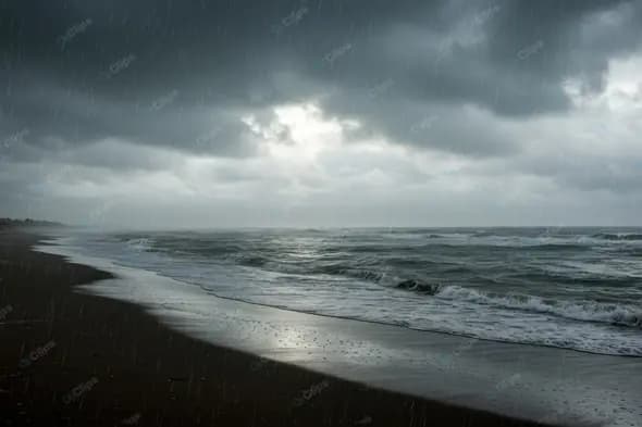 Stormy Seaside Tempest
