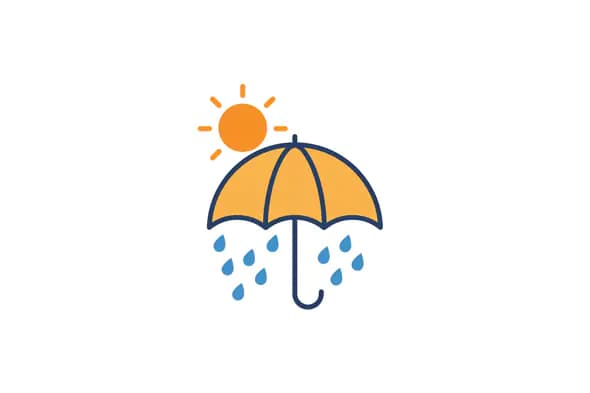 Sun Shower Weather Icon