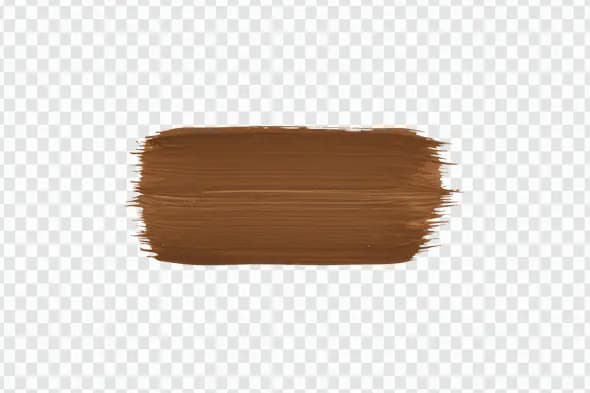 Rich Brown Paint Stroke Texture PNG Clipart