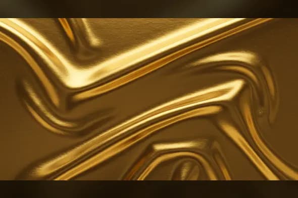 Golden Fluid Metallic Texture | Indian Luxe Abstract Design