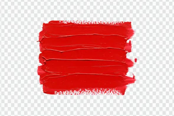 Vivid Red Paint Strokes Texture PNG Clipart