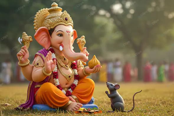 Ganesha's Resplendent Blessing