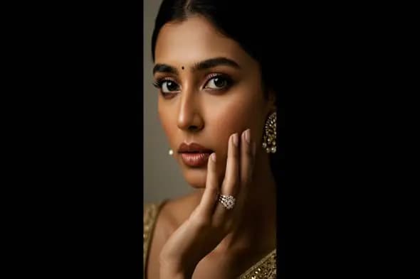 Regal Indian Beauty in Traditional Attire