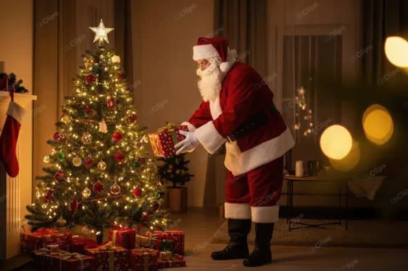 Santa's Quiet Christmas Delivery