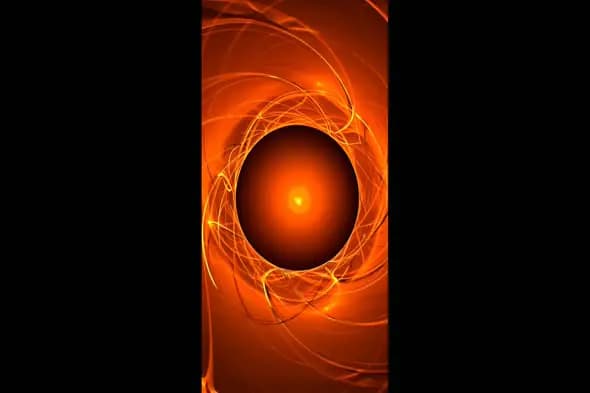 Fiery Vortex Abstract Energy Swirl Motion Graphics