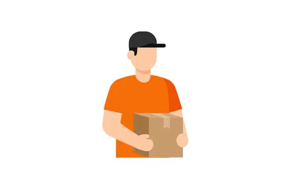 Parcel Carrier Vector Graphic