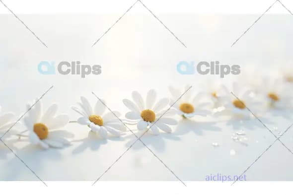 Delicate Daisy Chain in Soft Natural Light