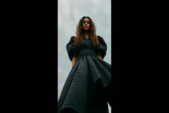 Ethereal Fashion in Dark Elegance