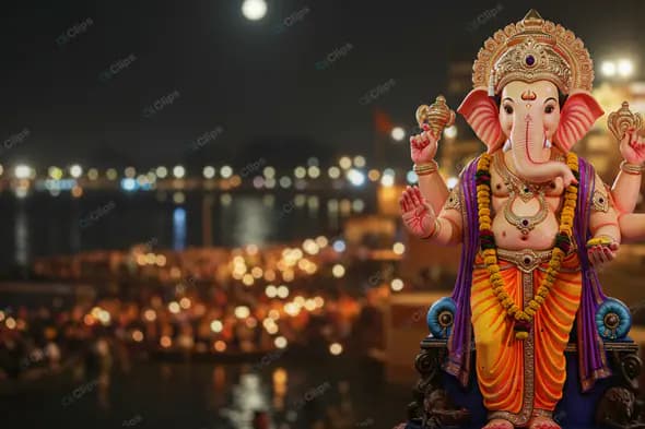 Ganesha's Nocturnal Blessing