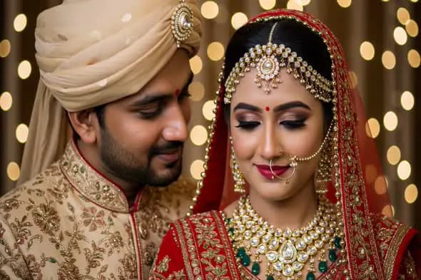 Wedding Portrait Closeup