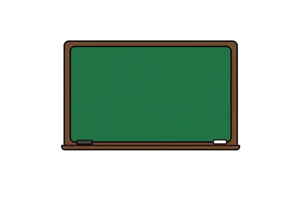 Classroom Chalkboard Vector