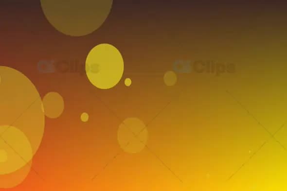 Warm Gradient Background with Floating Yellow Bokeh Circles