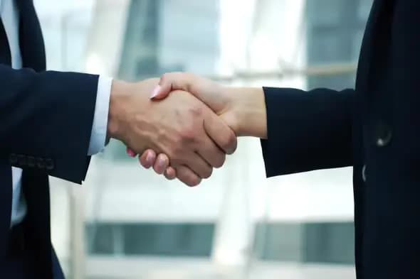 Expert-level Business Handshake