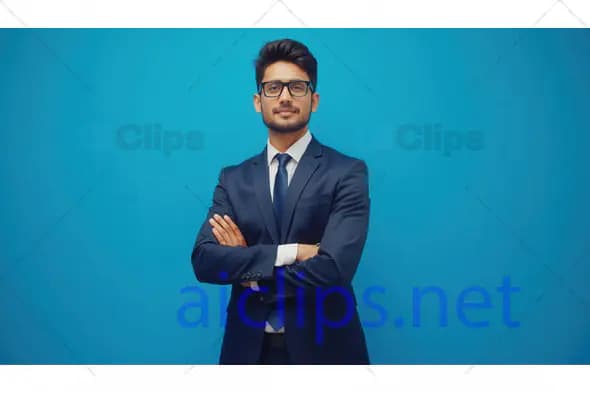 Young Professional Man in Suit Portrait