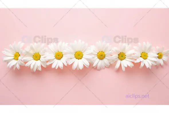 Daisy Chain on Pink