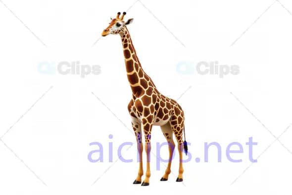 3D Stylized Giraffe Model – Realistic Wildlife Animal Asset
