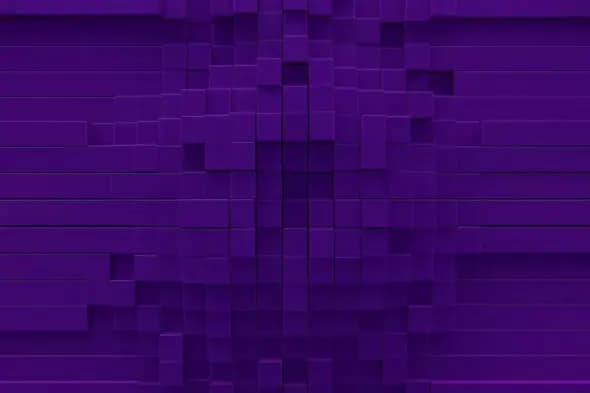 Violet Cubic Mosaic Animation