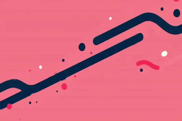 Playful Pink Ribbon Animation