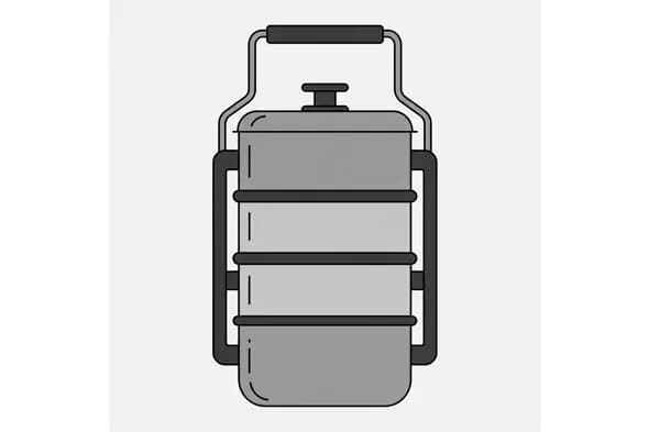 Tiered Tiffin Carrier Vector