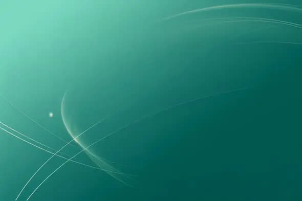 Sleek aqua gradient with subtle curved lines