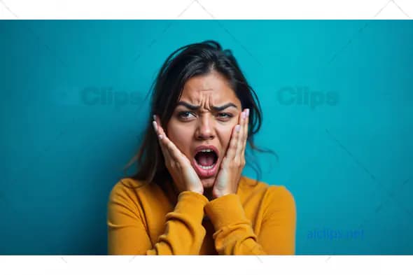 Shocked Woman Expression