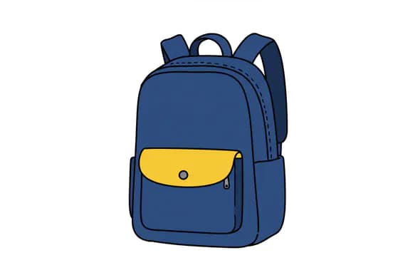 Two-Tone Backpack Vector