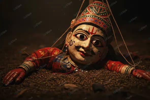Kathputli Marionette in Repose