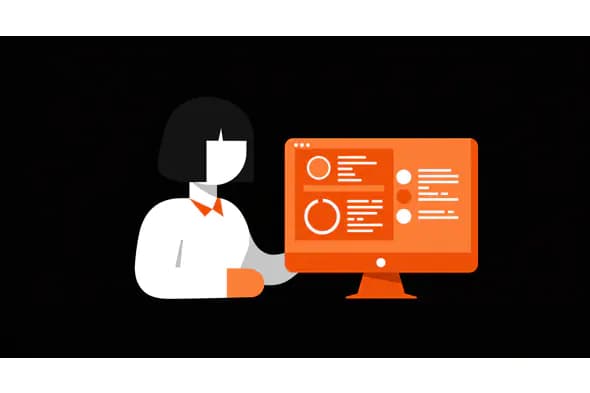 Data Analyst Workflow Vector