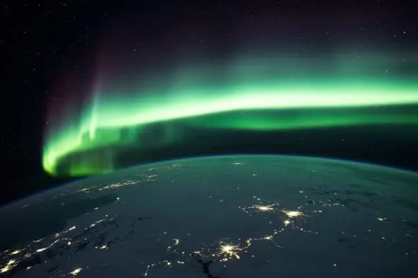 Earth Aurora from Space