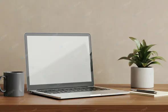 Modern Minimalist Desk Setup