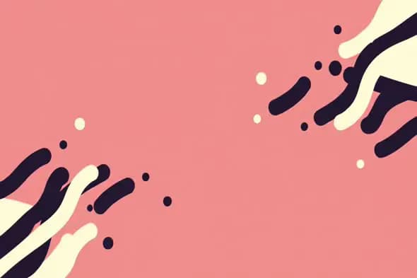 Minimalist Coral Splash Animation