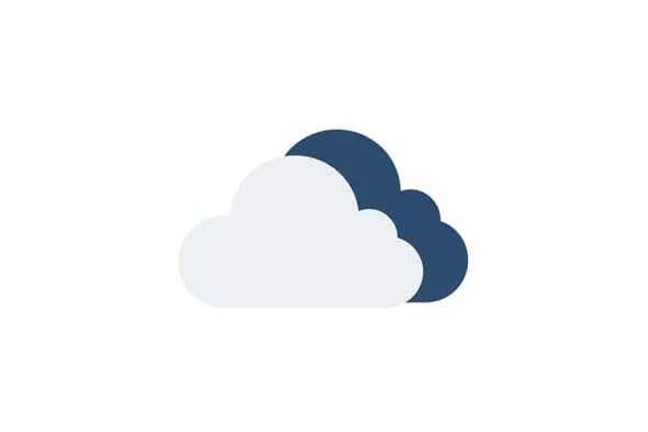 Dual-Tone Cloud Icon