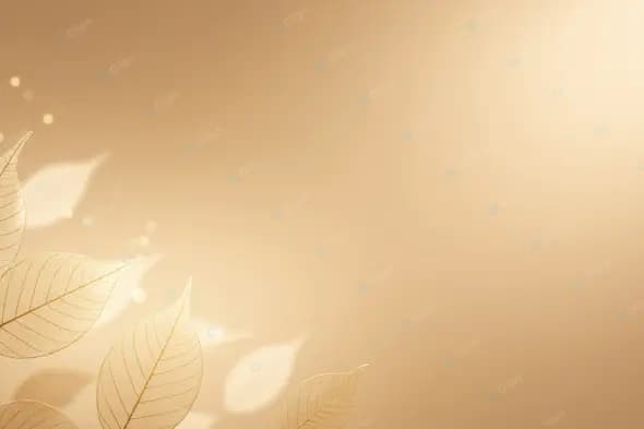 Golden Leaf Silhouettes