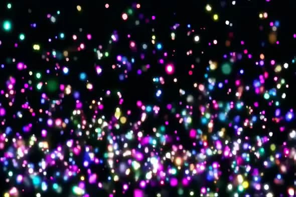 Mesmerizing Colorful Particle Explosion Celebration Background Animation