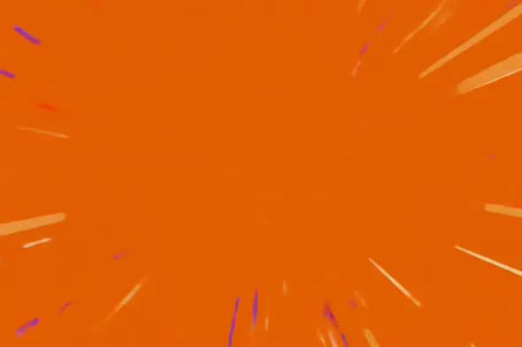 Dynamic Orange Burst Animation