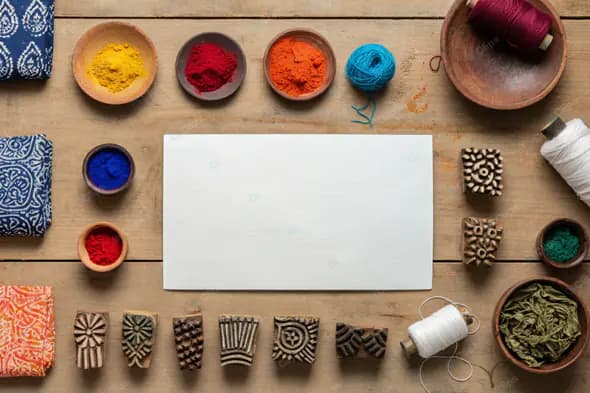 Artisanal Textile Crafting Supplies