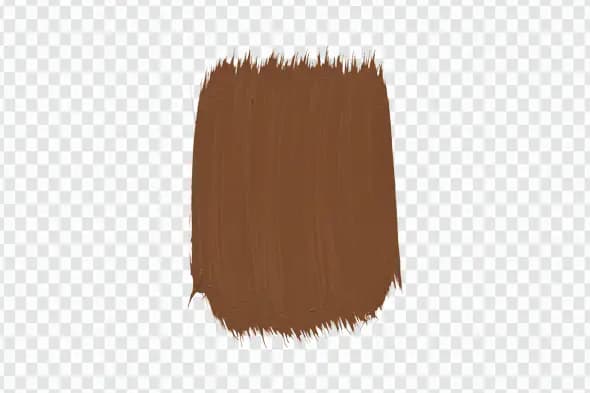 Rustic Brown Paint Stroke Texture PNG Clipart