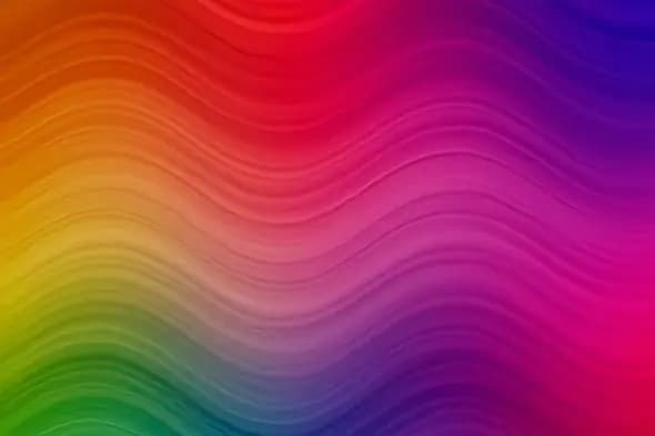 Vibrant Rainbow Wave Gradient