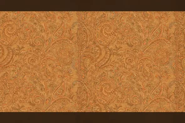 Subtle Brown Paisley Fabric Texture | Seamless Indian Vintage Textile Pattern