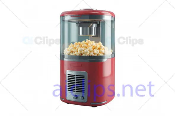 3D Popcorn Maker Machine Model