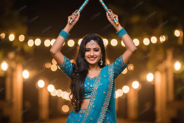 Traditional Dandiya Night Celebration