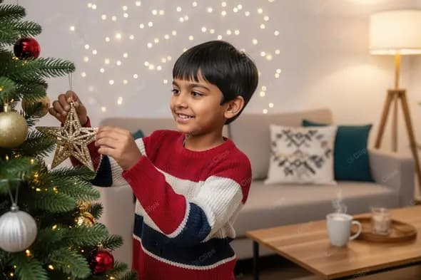 A Child's Magical Christmas Moment
