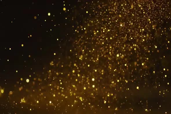 Luxurious Golden Sparkle Drift